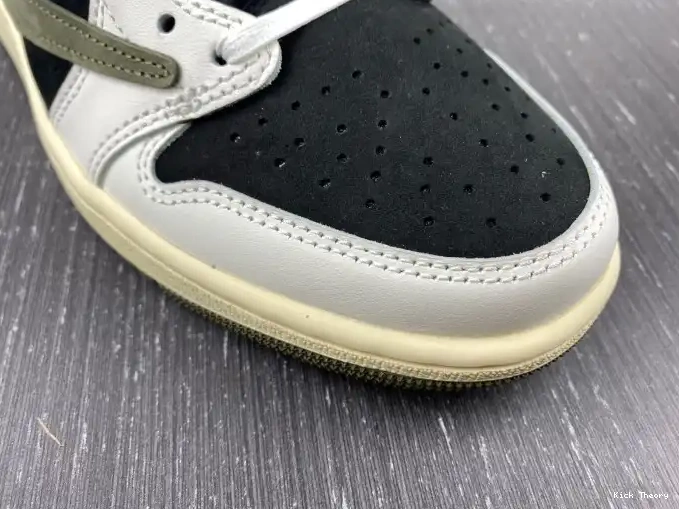 Kicktheory Jordan Travis Olive 1 x Air DZ4137-106 Scott WMNS OG Low 0523